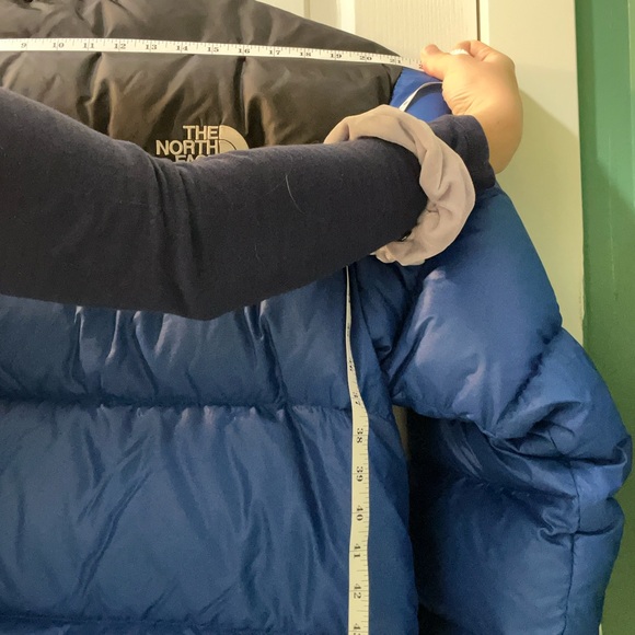 The North Face Black and Blue Down Jacket - Picture 6 of 10